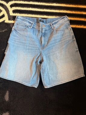 Express 90s Bermuda denim shorts